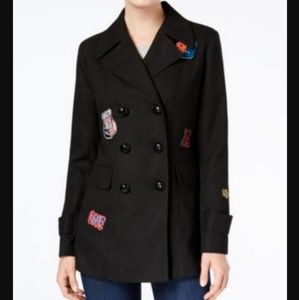 Double breasted BCX black coat